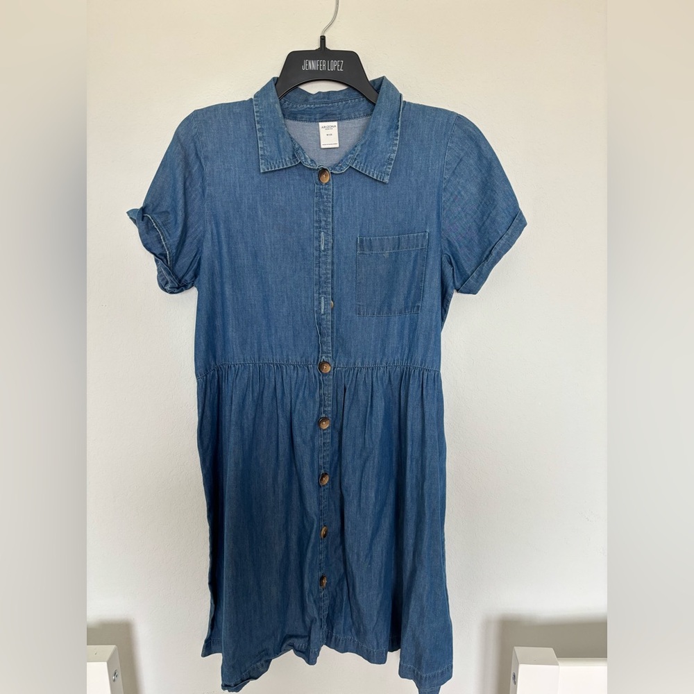 Arizona Blue Jean Collared Button Up Dress